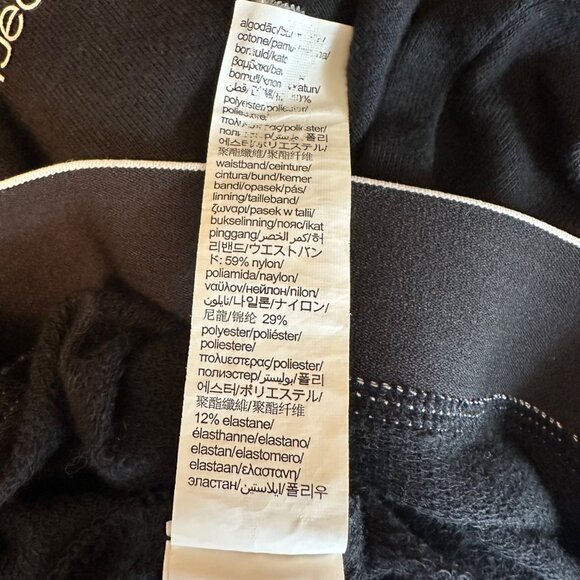 Calvin Klein Jeans Womens Black Hoodie W/ White Logo Hem Size M - Picture 8 of 10